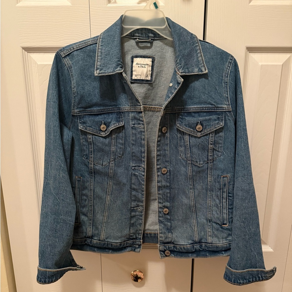 Abercrombie & Fitch Blue Denim Trucker Jacket